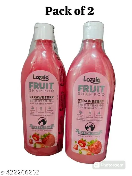 Lozalo Fruit Shampoo for Pet, 500 ml, Pack of 2