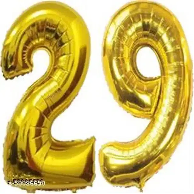 Number Foil Balloon, Assorted, Pack of 1
