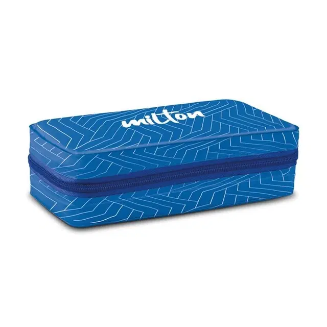 Milton New Mini Lunch Insulated Tiffin with 2 280 ml Each, Dark Blue 2 Containers Stainless Steel Office Lunch Box (560 ml)