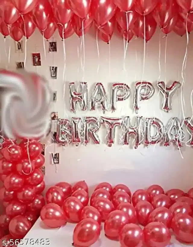 Birthday Party Decoration Kit, Multicolor, Set of 43