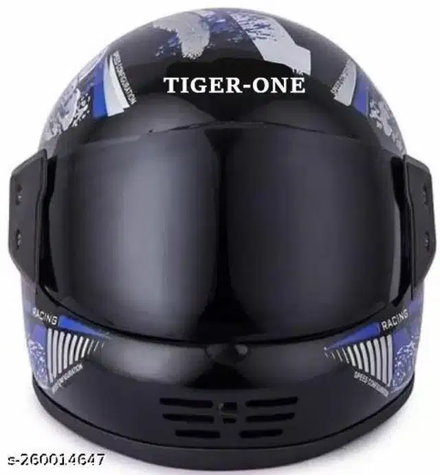Full Face Helmet For Men, Black & Blue