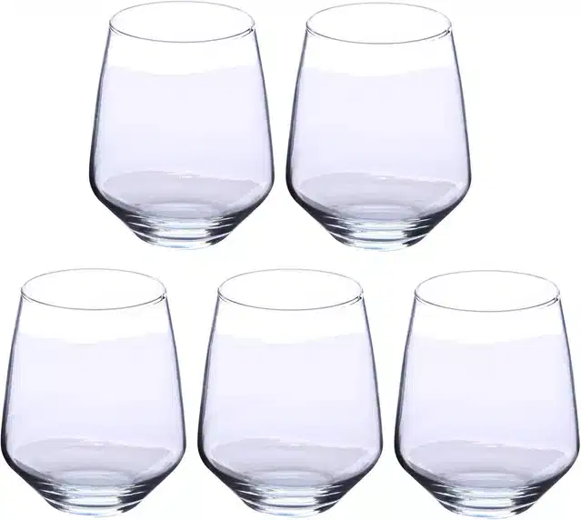 Liquor cum Cocktail Glasses, Transparent, 350 ml, Pack of 5