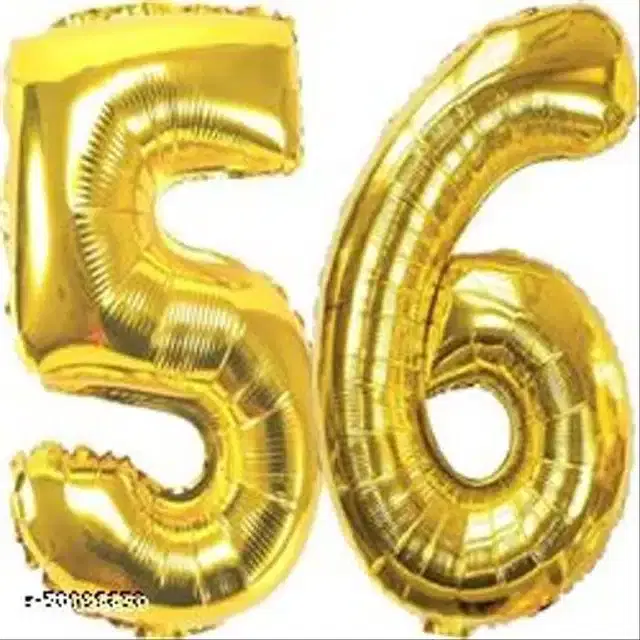 Number Foil Balloon, Assorted, Pack of 1