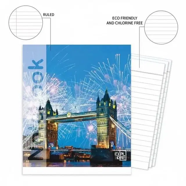 VPS A4 Ruled Notebook, 140 Pages, Pack of 2