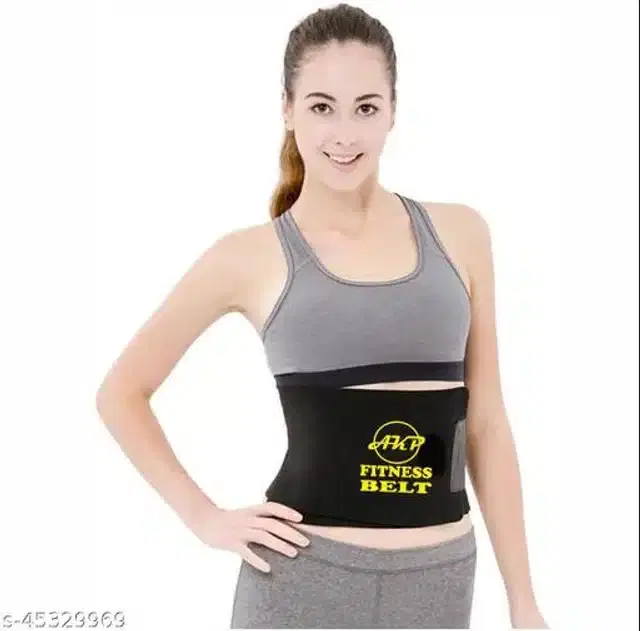 Sweat Belt for Unisex, Black, Free Size