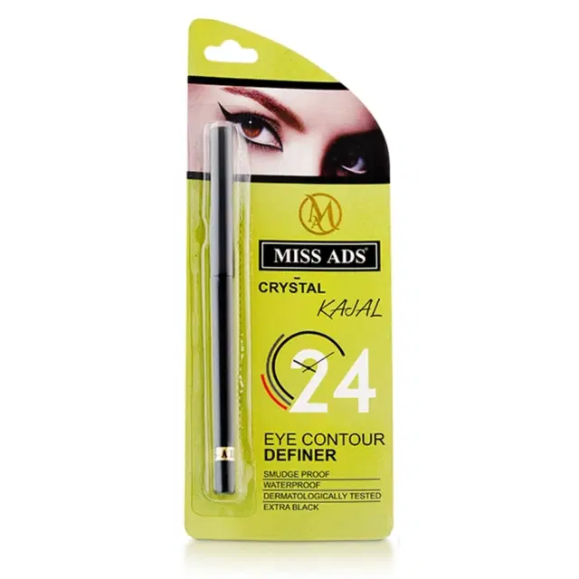 Miss ADS Crystal 24hr Kajal, Black