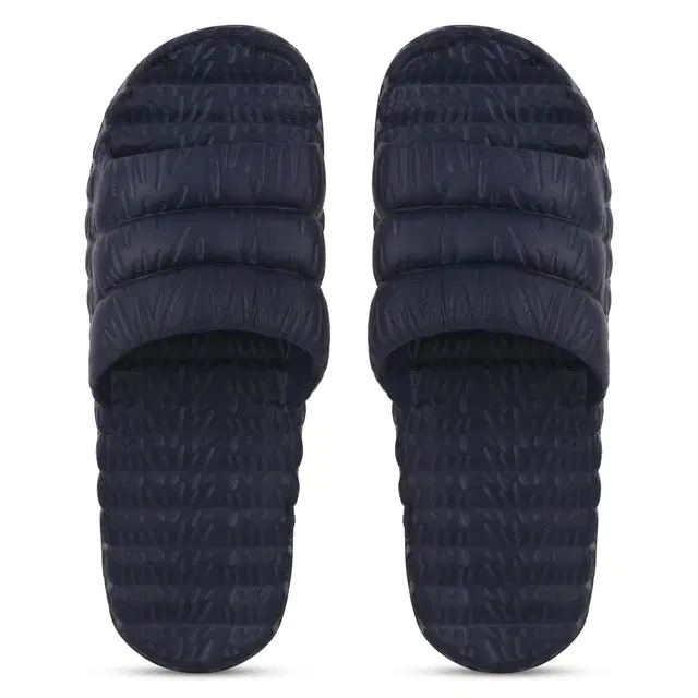 Zakozee Sliders for Men, Navy Blue (9)