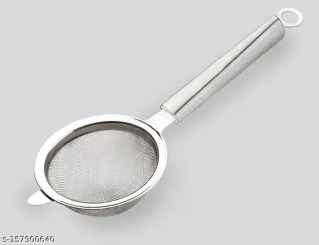 Stainless Steel Tea Strainer, Silver