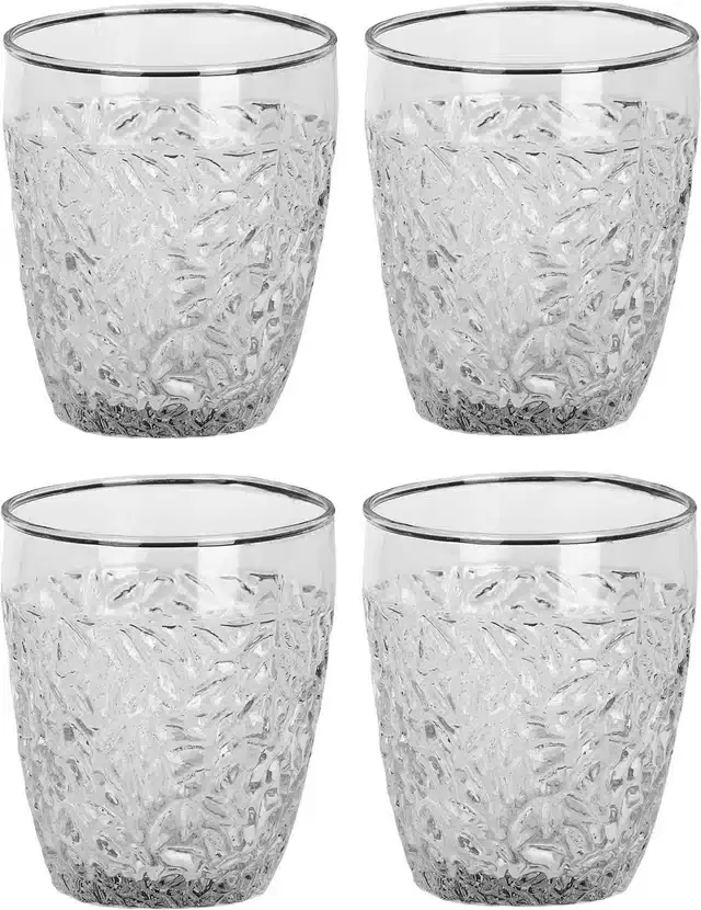 Liquor cum Cocktail Glasses, Transparent, 200 ml, Pack of 4