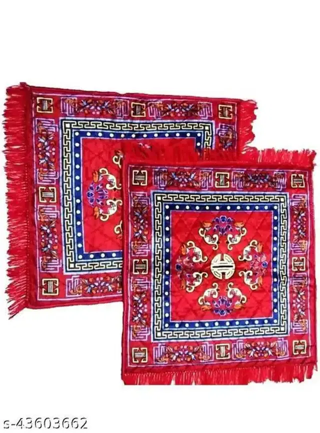Prayer Mat, Red, Pack of 2