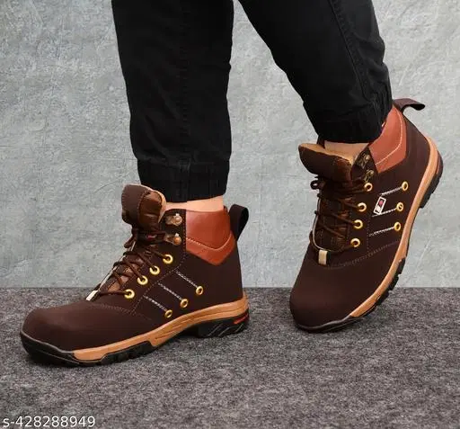 Boots for Men (Brown, 7)