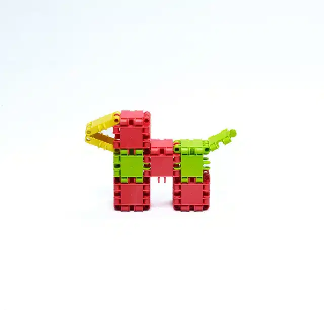 Plastic Educational Creative 50 Pcs Building Blocks Toy Set for Kids, Multicolor
