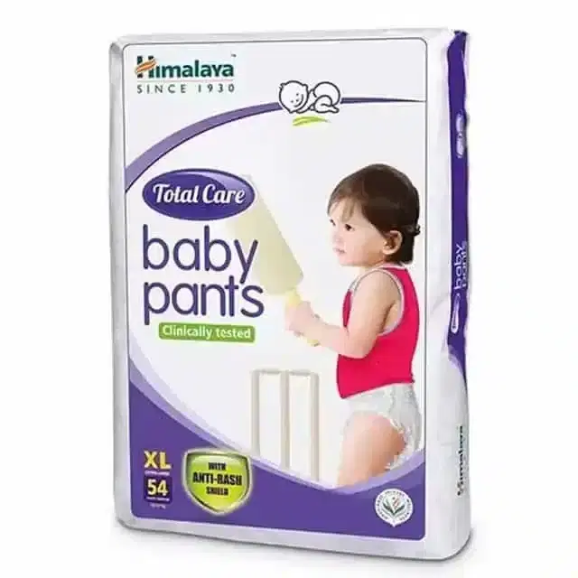 Himalaya Total Care Baby Pants Diapers, Extra Large, 54 Units
