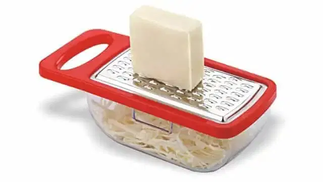 Cheese/Butter Grater with Handle and Storage Container