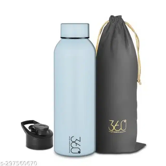 Stainless Steel Water Bottle, Blue, 1000 ml