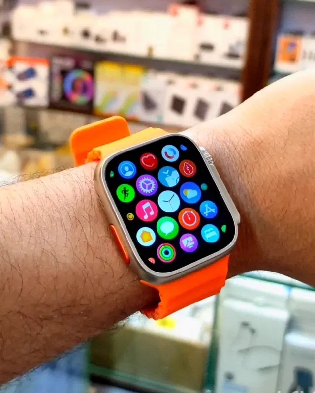 Silicone Strap S8 Ultra Smart Watch, Orange