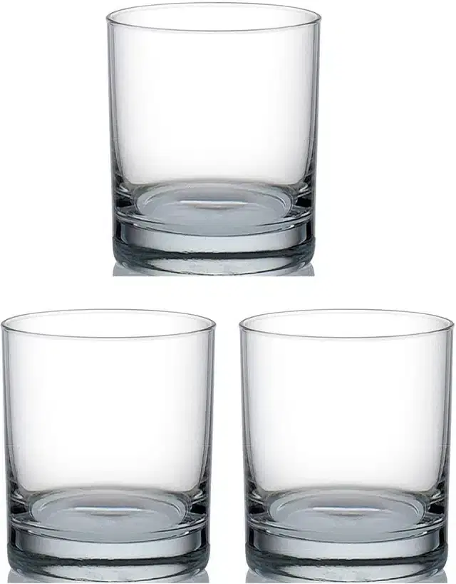 Liquor cum Cocktail Glasses, Transparent, 280 ml, Pack of 3