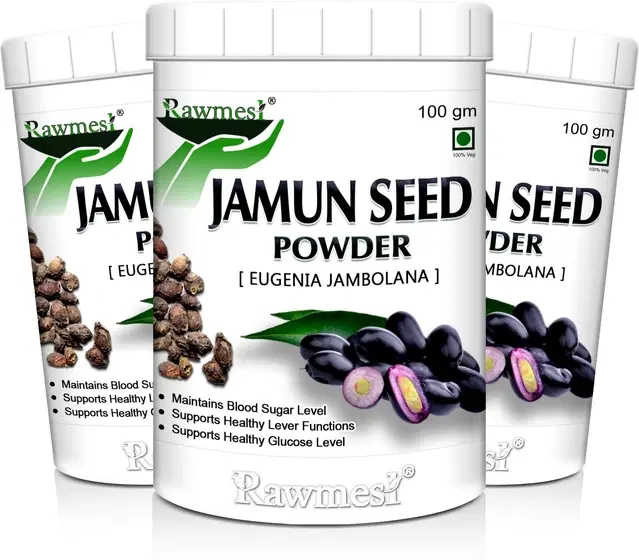 Pure Ayurvedic Jamun Seed Powder, 100 g, Pack of 3