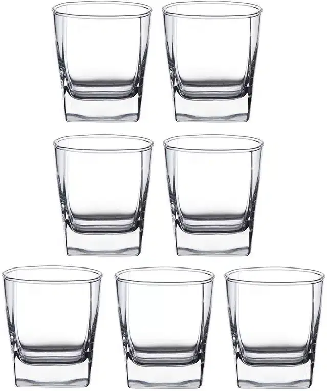 Liquor cum Cocktail Glasses, Transparent, 180 ml, Pack of 7