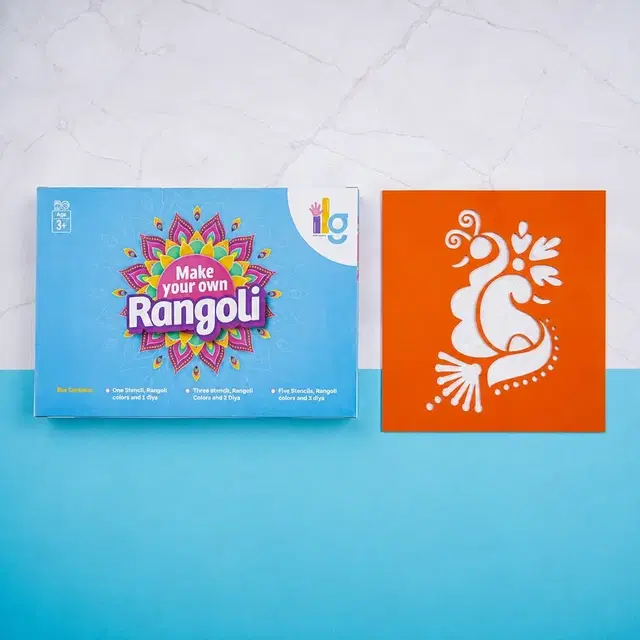 ILearnnGrow Diy Peacock Rangoli
