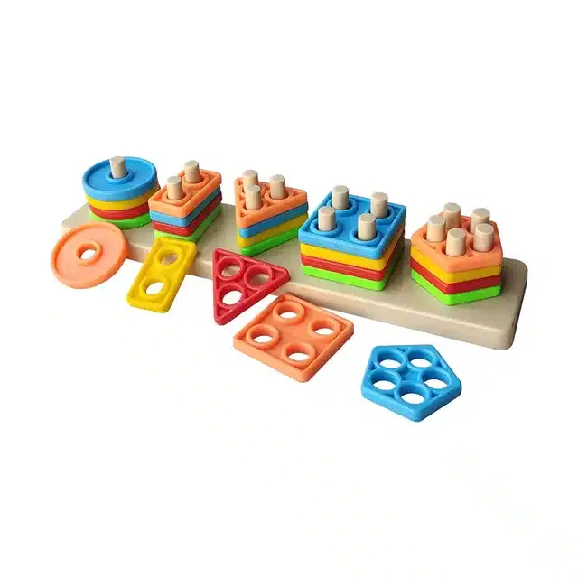 Educational Learning Puzzle Toys for Kids, Multicolor, Set of 1