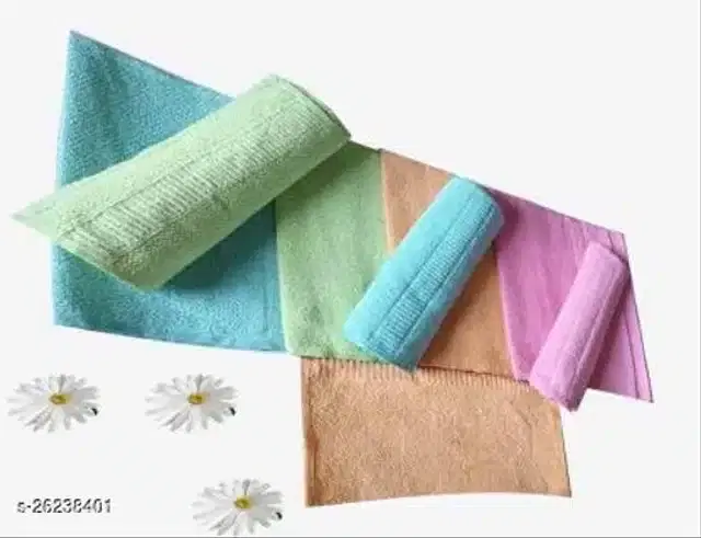 Hand & Face Towels, Multicolor, Pack of 6