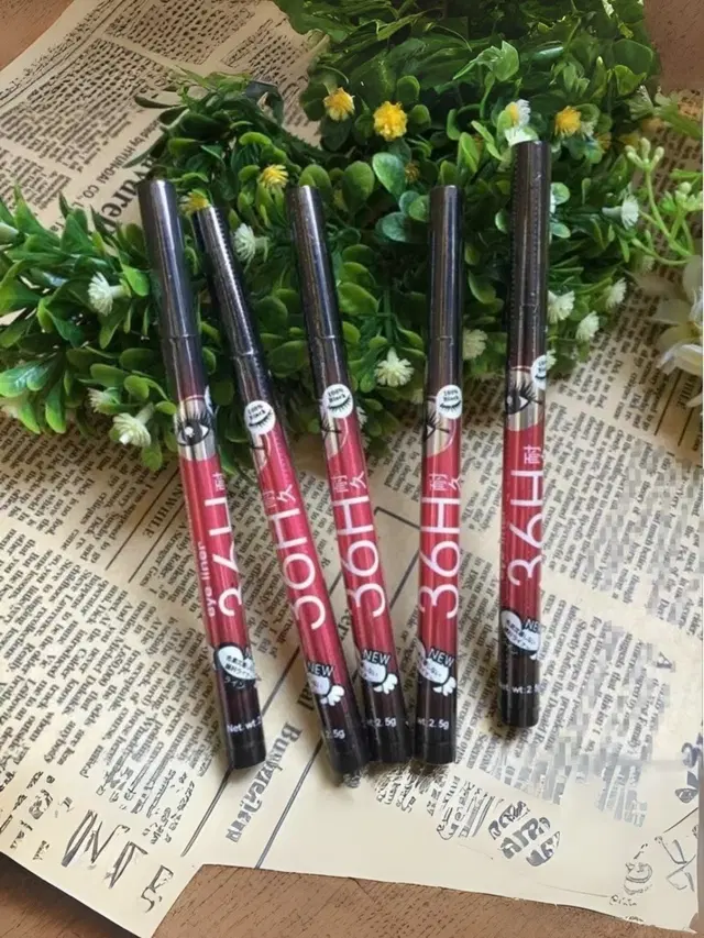 Basicare Eyeliner Long-lasting smudgeproof and waterproof Pack of 12