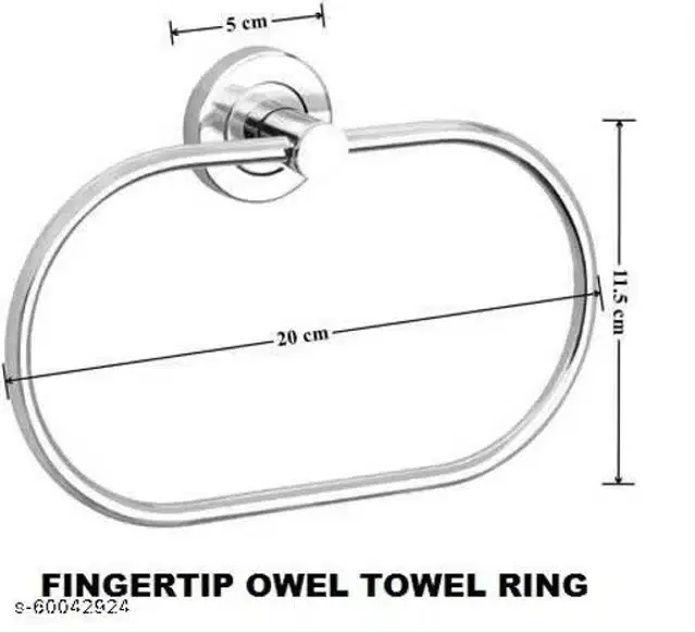 Stainless Steel Towel Holder, Silver