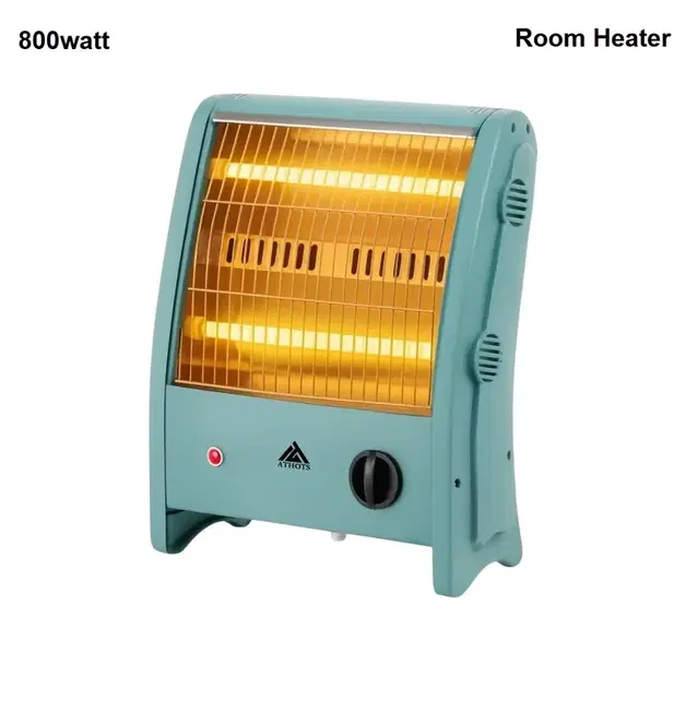Athost 800 Watts Quartz Room Heater (Green)