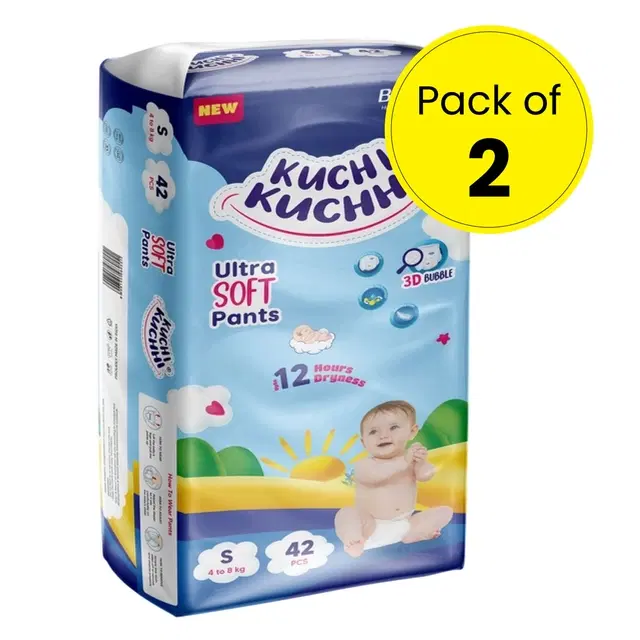 Kuchi Kuchhi Ultra Soft Pants (S) - 2X42 Pants (Pack of 2)