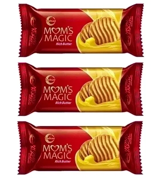Sunfeast Mom's Magic Butter Cookies 3X61.2 g (Set Of 3)