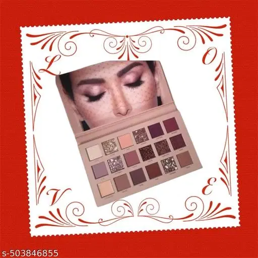 18 Color Eye Shadow Palette, Multicolor, Pack of 1