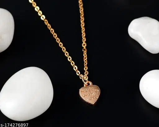 Copper Pendant for Women (Gold, Free Size)