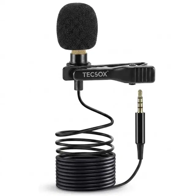 3.5mm Clip Collar Mic for Recording