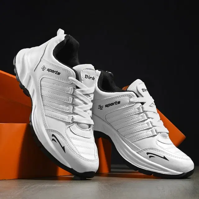 Sports Shoes for Men (White, 7)