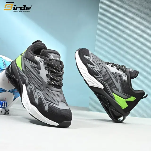 Kids Running Shoes for Boys (Black, 1)