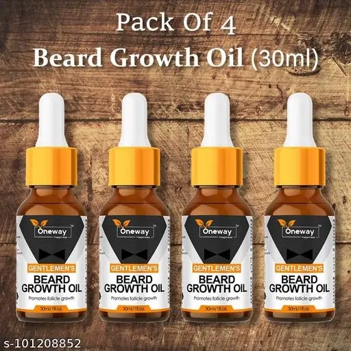 Oneway Happiness Bread Growth Oil, Pack of 4 (30 ml)