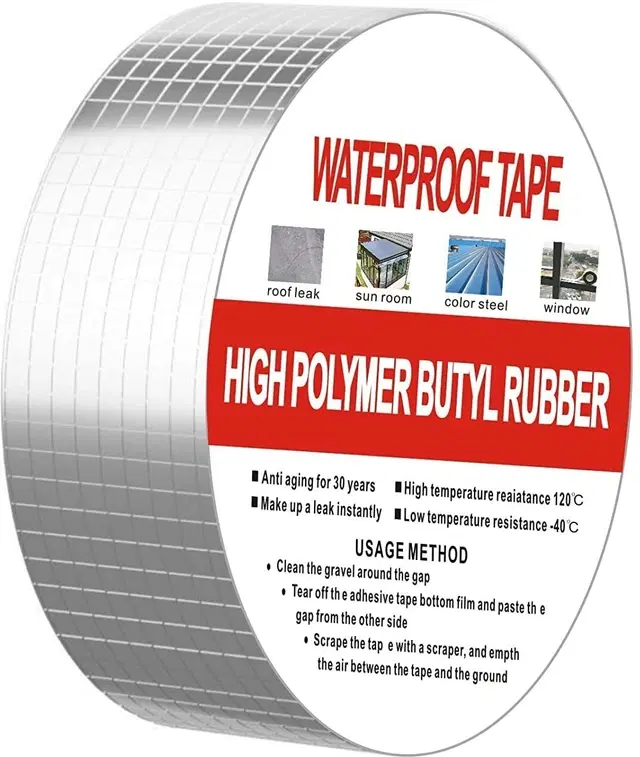 Aluminium Single Sided Self Adhesive Tape, Silver, 5 m