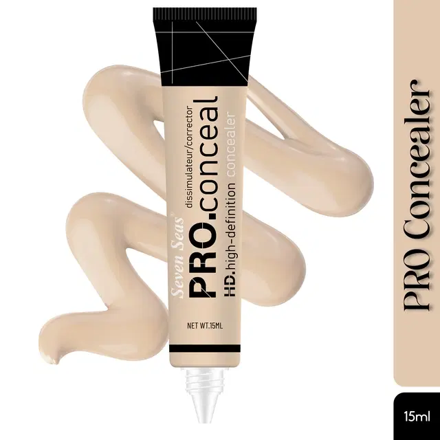 Seven Seas Pro HD High Definition Concealer, Skin (15 ml)