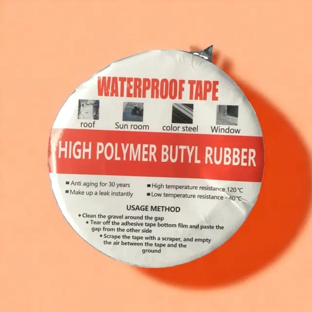 Aluminium Single Sided Self Adhesive Tape, Silver, 5 m