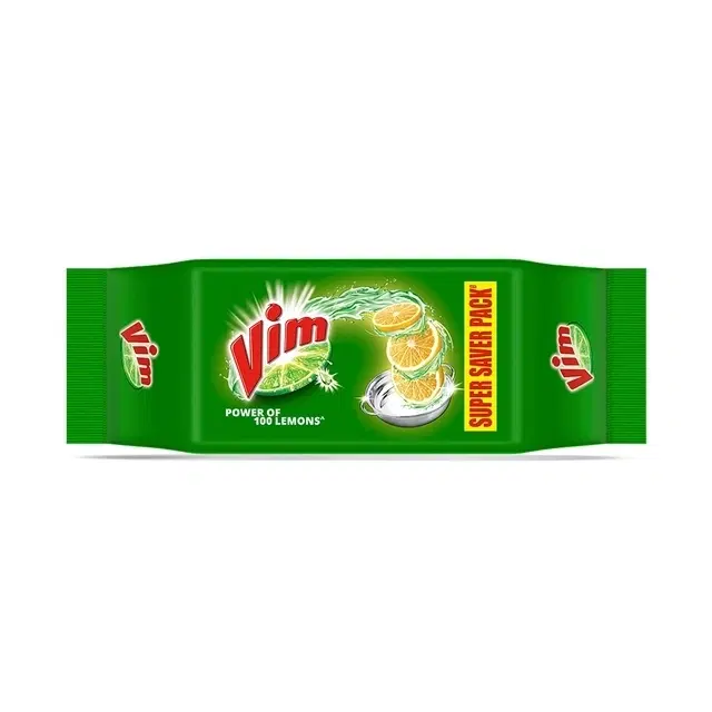 Vim Lemon Dishwash Bar 3X200 g (Pack Of 3)