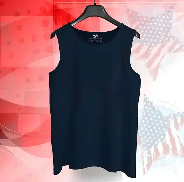 Vest for Men (Navy Blue, L)