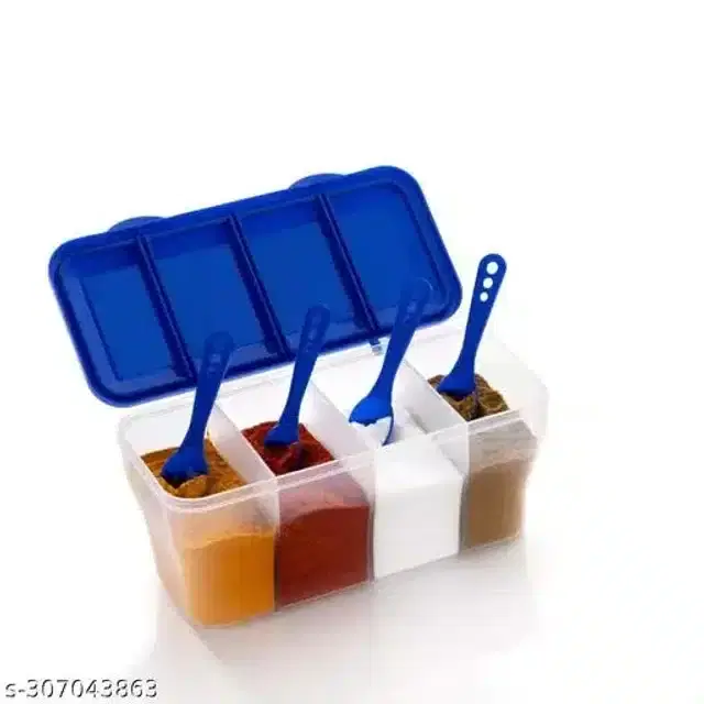 Plastic Spices Box, Blue