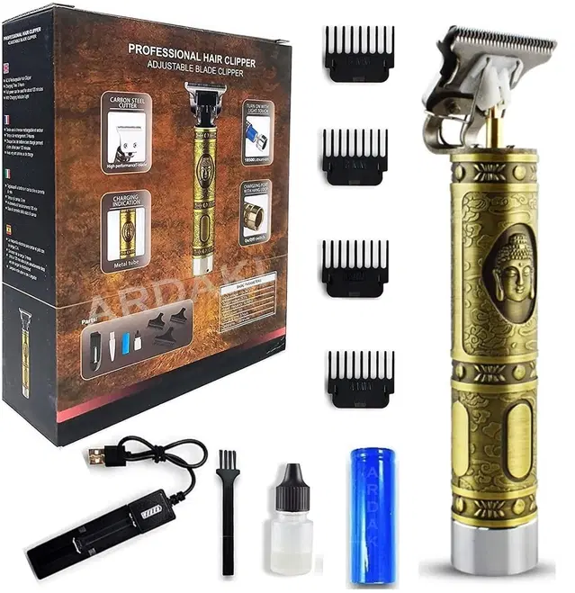 Rechargeable Trimmer for Men & Women, Gold