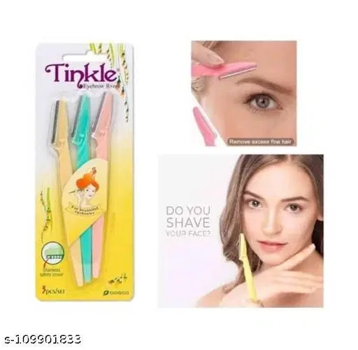 Premium Face & Body Razors for Women, Pink, Pack of 3