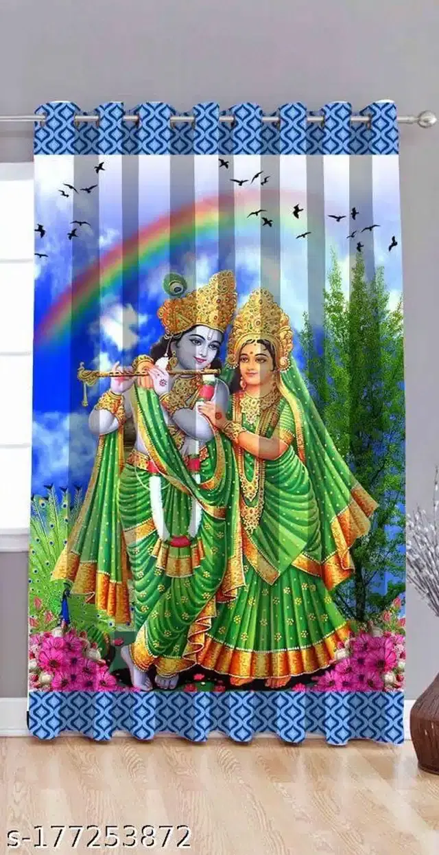 Curtains for Door, Multicolor, 5 Feet