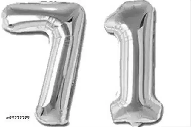 Number Foil Balloon, Assorted, Pack of 1