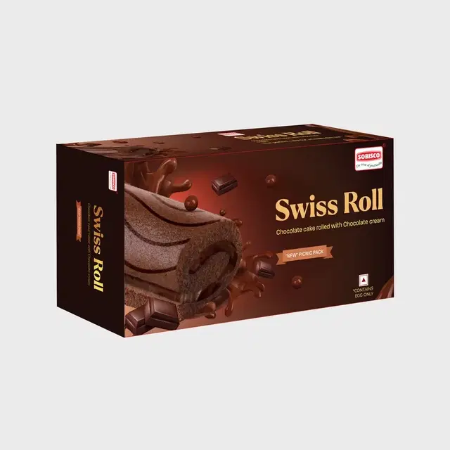 Sobisco Swiss Roll Chocolate 170 g
