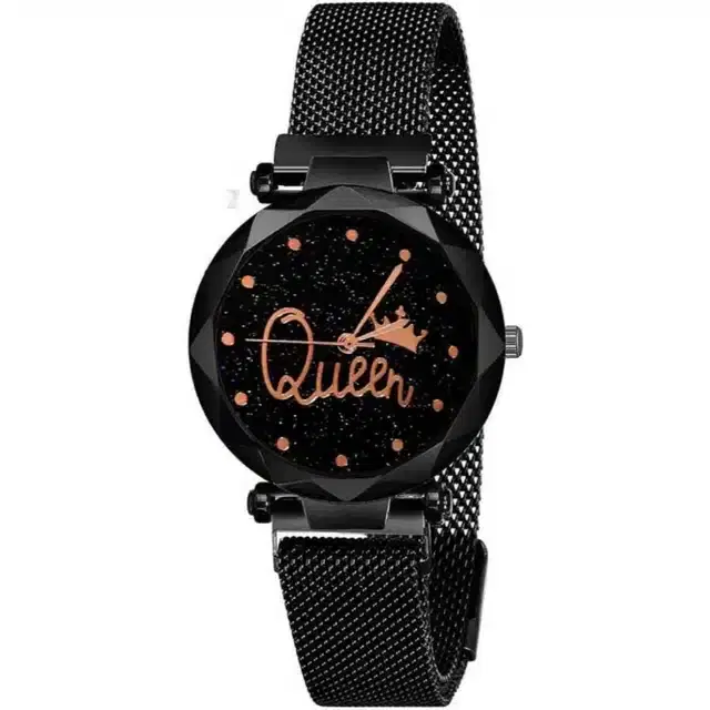 Women's Analog Watches, Pack of 1 (Black)