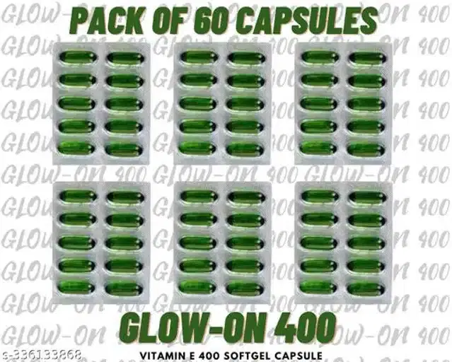 Vitamin E 400 Softgel Capsules, Pack of 60